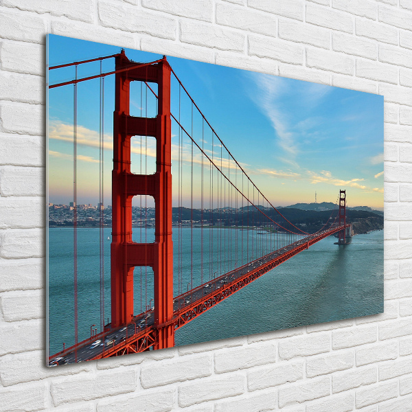 Quadro vetro acrilico Ponte di San Francisco
