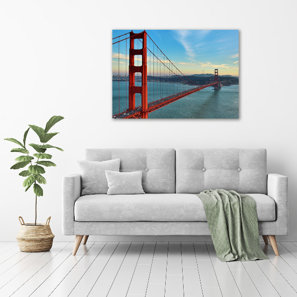 Quadro vetro acrilico Ponte di San Francisco
