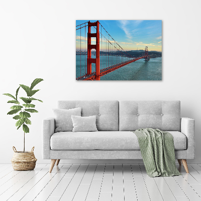 Quadro vetro acrilico Ponte di San Francisco