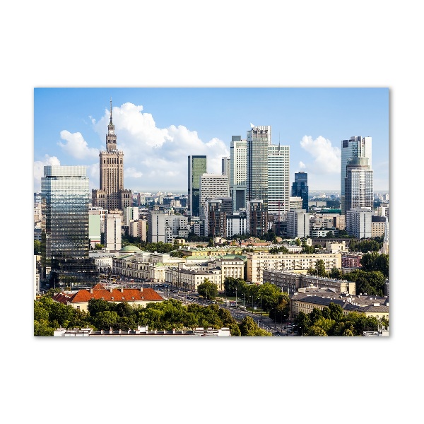 Quadro su vetro acrilico Varsavia, Polonia