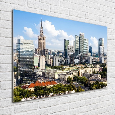 Quadro su vetro acrilico Varsavia, Polonia