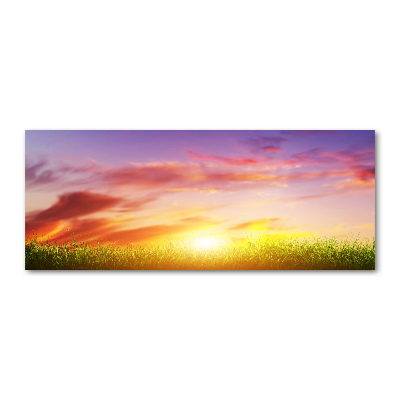 Quadro su vetro acrilico Tramonto