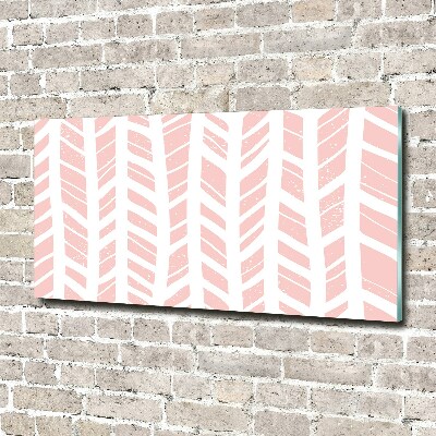 Quadro in vetro acrilico Motivo a spina di pesce