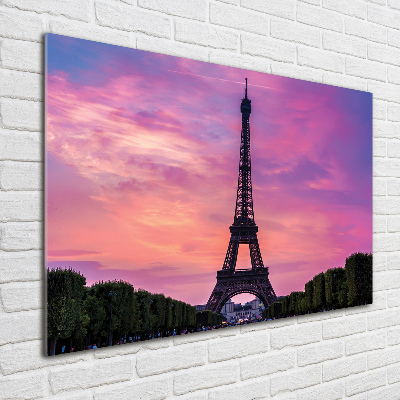 Quadro su vetro acrilico Torre Eiffel Parigi