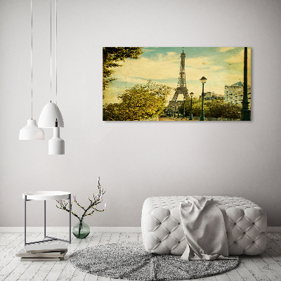 Quadro su vetro acrilico Torre Eiffel Parigi