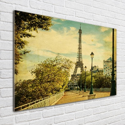 Quadro su vetro acrilico Torre Eiffel Parigi