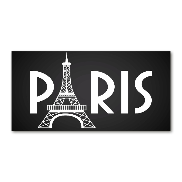 Quadro in vetro acrilico Parigi