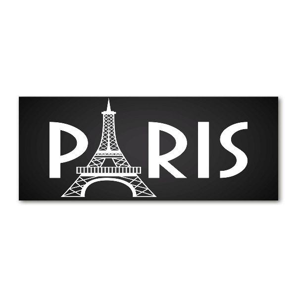 Quadro in vetro acrilico Parigi