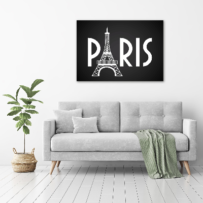 Quadro in vetro acrilico Parigi