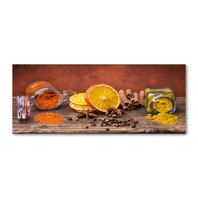 Quadro vetro acrilico Miscela di spezie