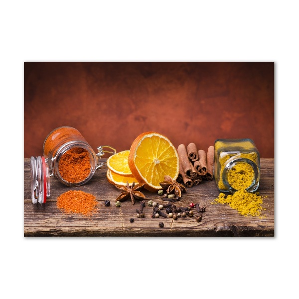 Quadro vetro acrilico Miscela di spezie