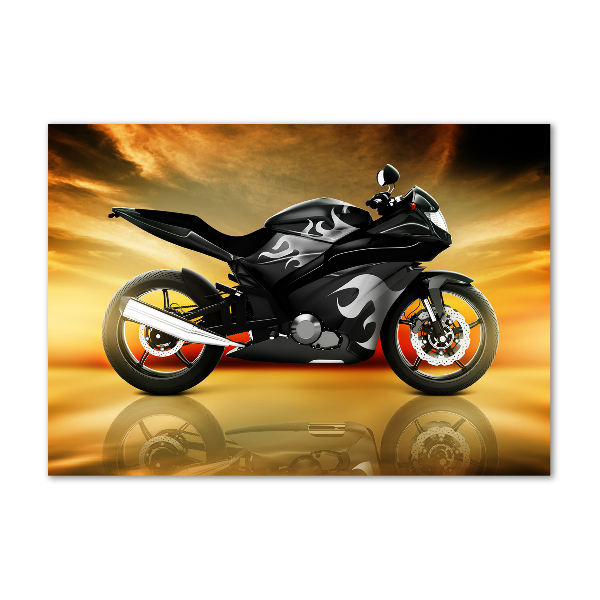 Quadro vetro acrilico Motocicletta