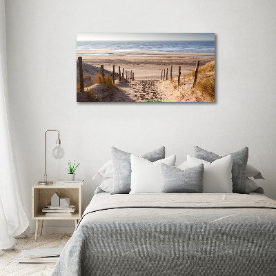 Quadro su vetro acrilico Dune costiere