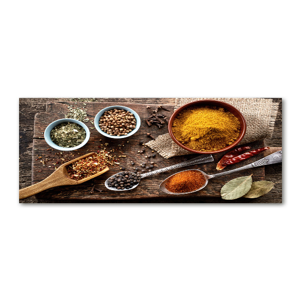 Quadro in vetro acrilico Miscela di spezie