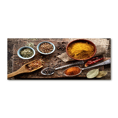 Quadro in vetro acrilico Miscela di spezie