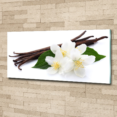 Quadro su vetro acrilico Gelsomino e vaniglia