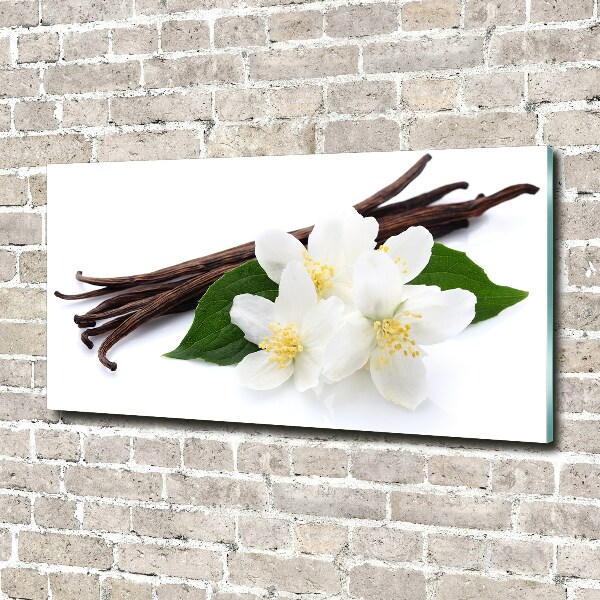 Quadro su vetro acrilico Gelsomino e vaniglia