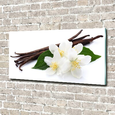Quadro su vetro acrilico Gelsomino e vaniglia
