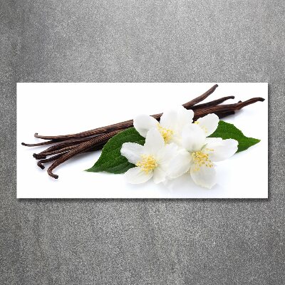 Quadro su vetro acrilico Gelsomino e vaniglia
