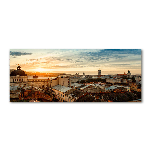 Quadro su vetro acrilico Alba a Leopoli