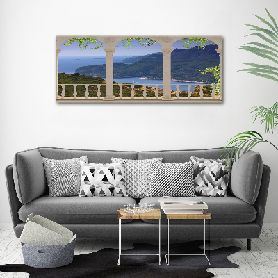 Quadro in vetro acrilico Vista della baia