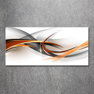 Quadro su vetro acrilico Onde astratte