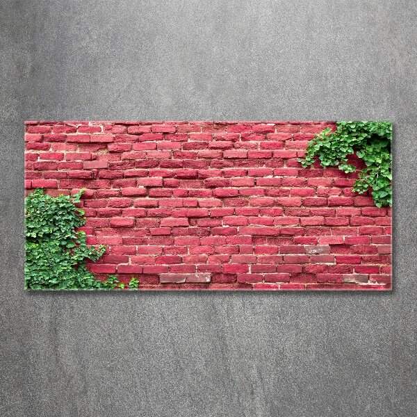 Quadro in vetro acrilico Muro di mattoni