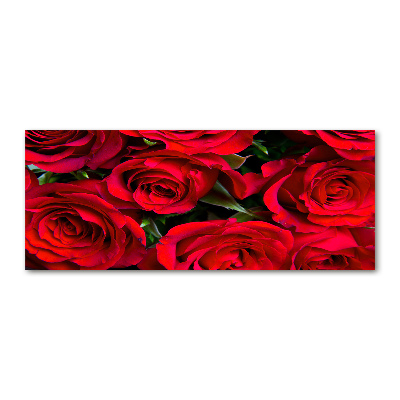 Quadro vetro acrilico Rose rosse