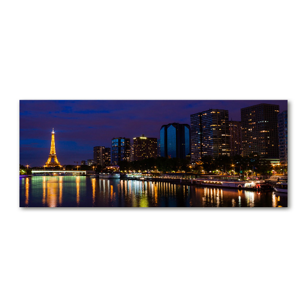 Quadro vetro acrilico Parigi di notte