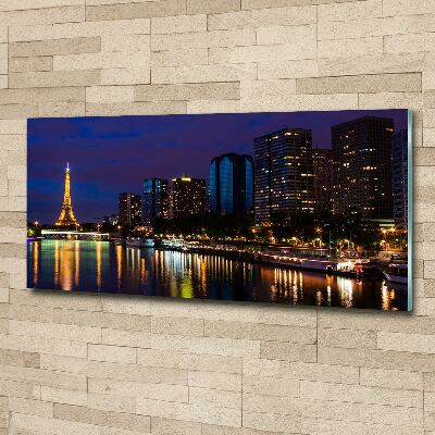 Quadro vetro acrilico Parigi di notte