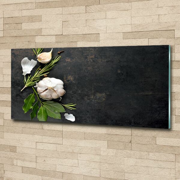 Quadro in vetro acrilico Aglio