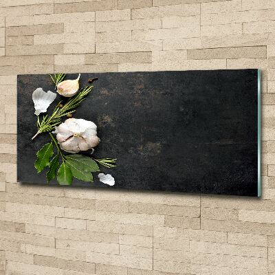 Quadro in vetro acrilico Aglio