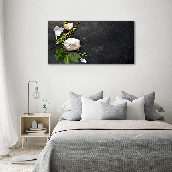 Quadro in vetro acrilico Aglio