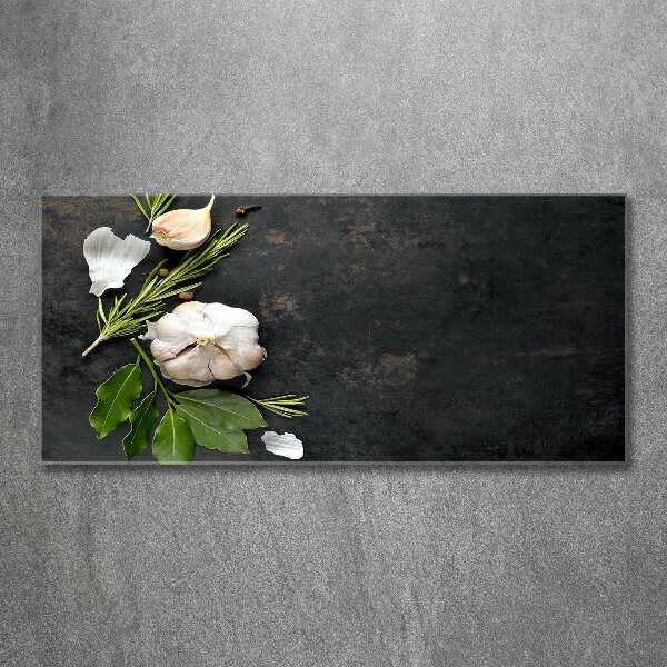 Quadro in vetro acrilico Aglio