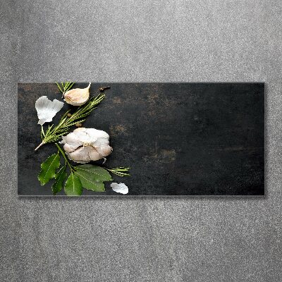 Quadro in vetro acrilico Aglio