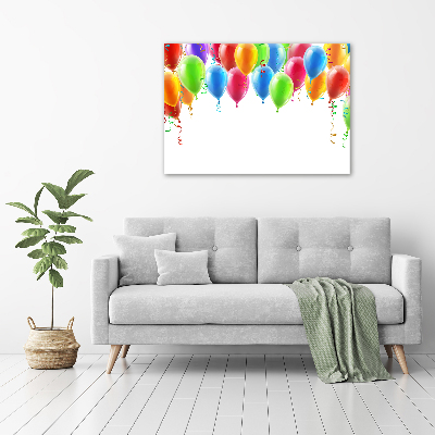 Quadro su vetro acrilico Palloncini colorati