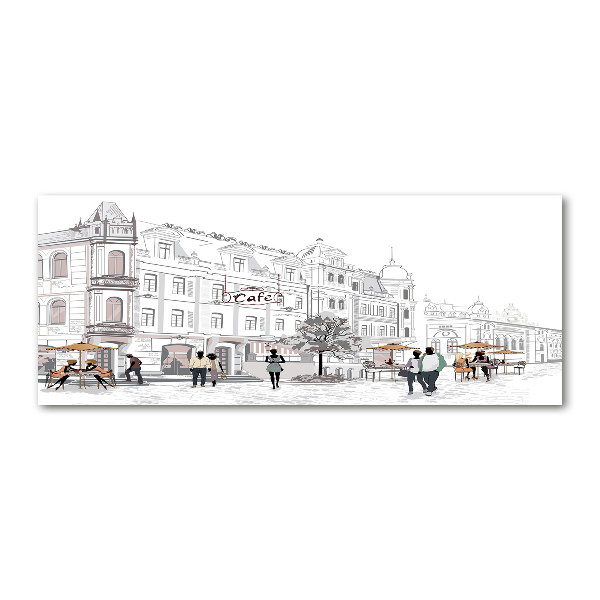 Quadro in vetro acrilico Città vecchia