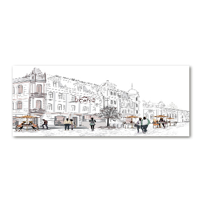 Quadro in vetro acrilico Città vecchia