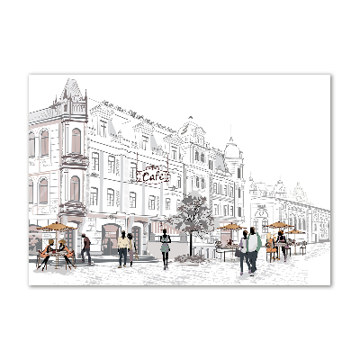 Quadro in vetro acrilico Città vecchia