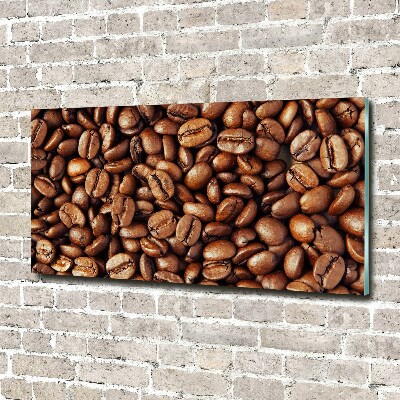 Quadro su vetro acrilico Chicchi di caffè