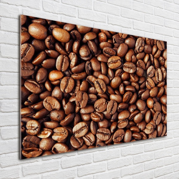 Quadro su vetro acrilico Chicchi di caffè