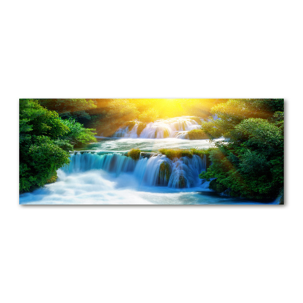 Quadro su vetro acrilico Cascata di Krka