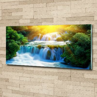 Quadro su vetro acrilico Cascata di Krka
