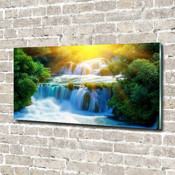 Quadro su vetro acrilico Cascata di Krka