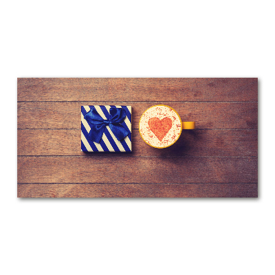 Quadro in vetro acrilico Caffè e un regalo