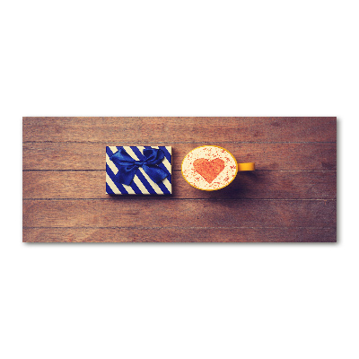 Quadro in vetro acrilico Caffè e un regalo