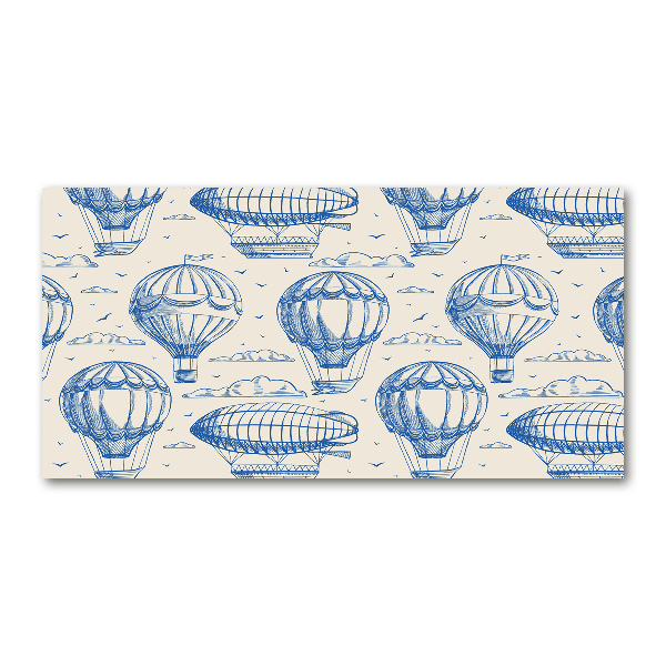 Quadro in vetro acrilico Mongolfiere e dirigibili