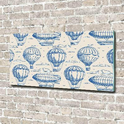 Quadro in vetro acrilico Mongolfiere e dirigibili