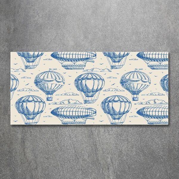 Quadro in vetro acrilico Mongolfiere e dirigibili