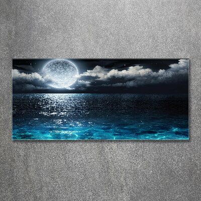 Quadro in vetro acrilico Luna piena